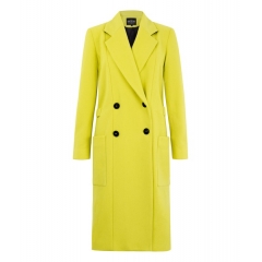 ACID YELLOW HACKNEY COAT ACID YELLOW HACKNEY COAT