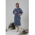 Belter Coat - Blue Houndstooth