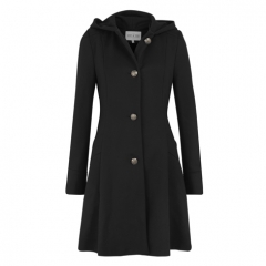 BLACK RIDING HOOD COAT BLACK RIDING HOOD COAT