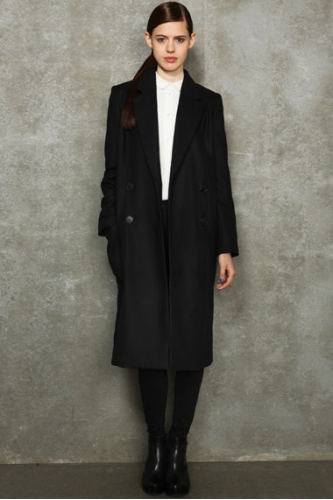 BLACK HACKNEY COAT