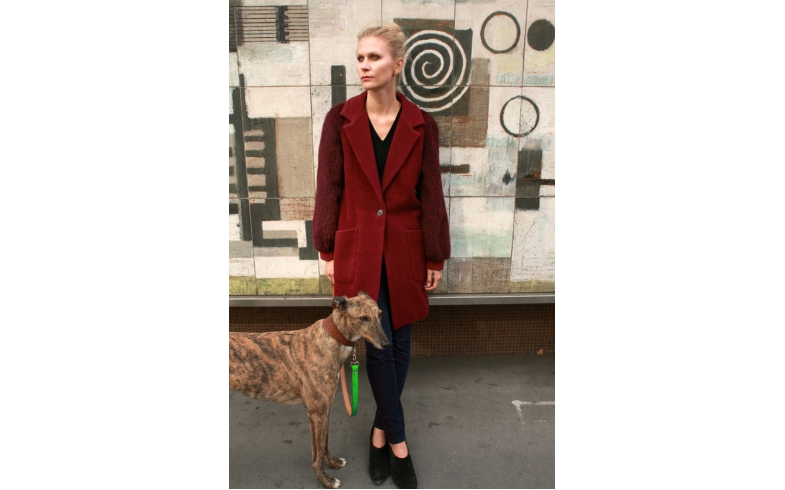 Deep Red Isobel Coat