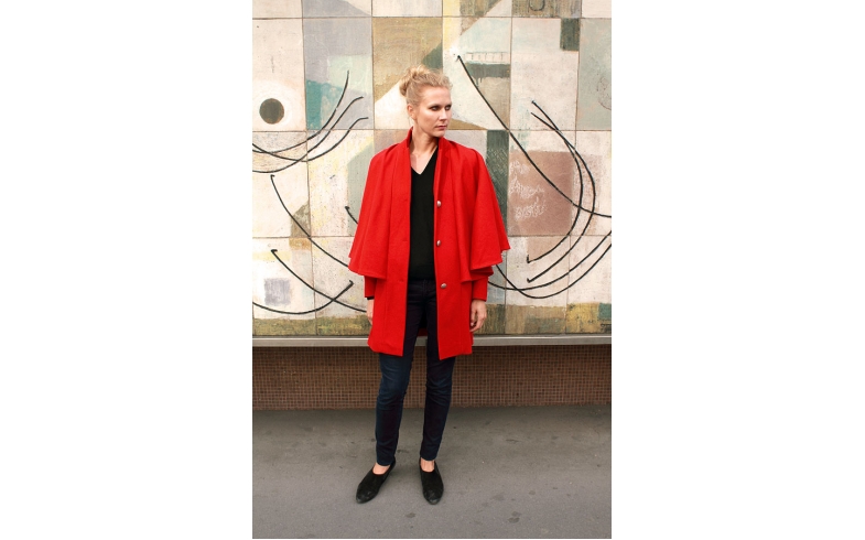 Red Cape Coat