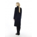 NAVY herringbone HACKNEY COAT