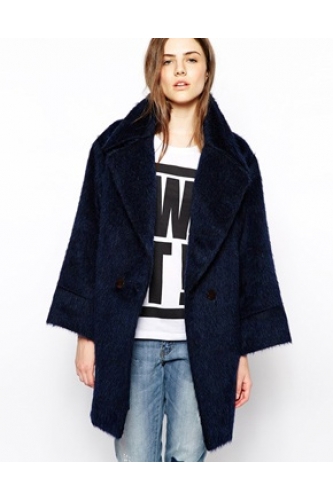 LOWSLUNG MOHAIR COAT 