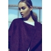 DARK RED COCOON COAT