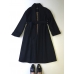 Black Oversize Belter Coat - Made to order