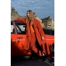 Orange Oversize Belter Coat - sold out