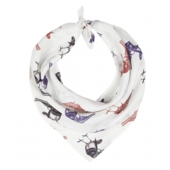 GUN-SPARROW SILK SCARF GUN-SPARROW SILK SCARF