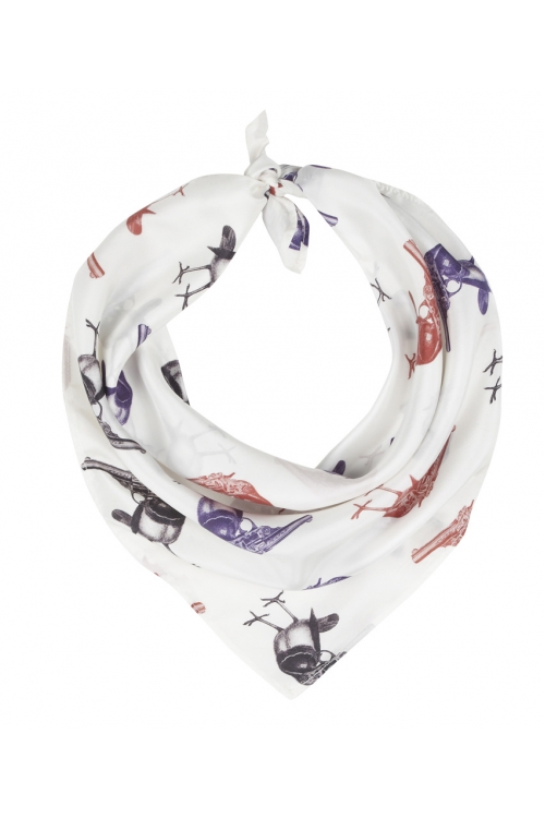 GUN-SPARROW SILK SCARF