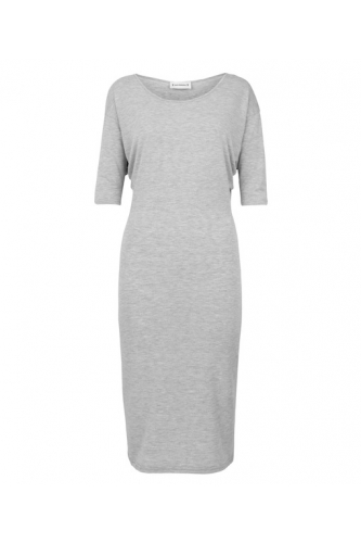 GREY BATWING DRESS