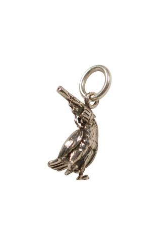 SILVER GUN-SPARROW CHARM