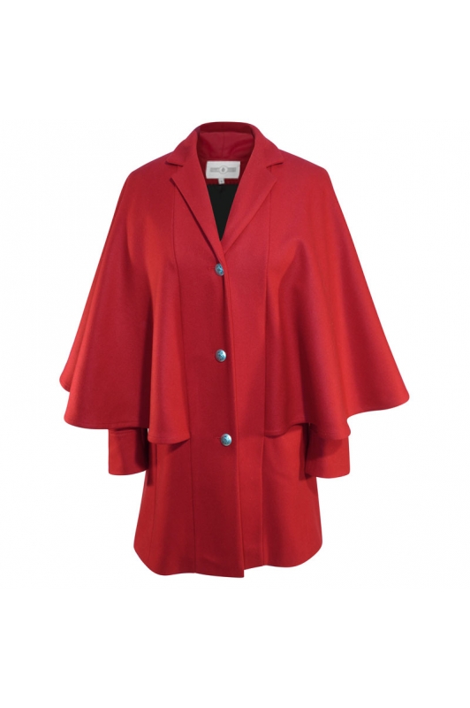 red cape suit